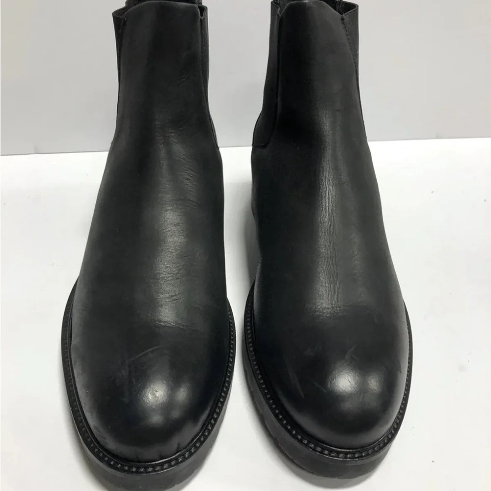 Ross Snow, Mens Fabio Chelsea Black Leather Boot, Size 11 M